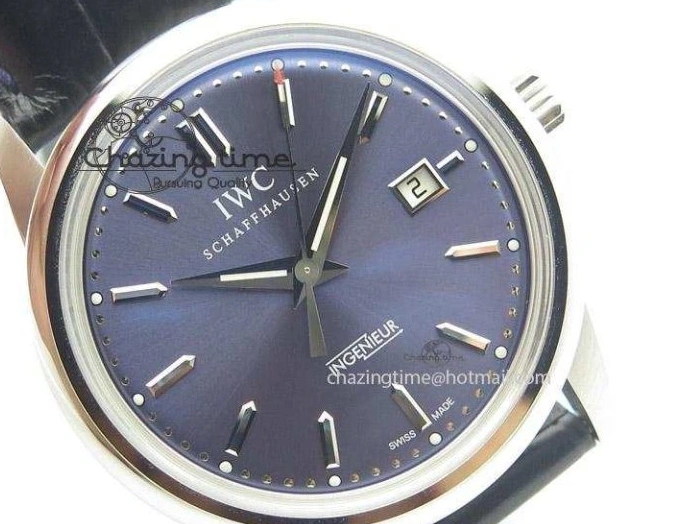 MIROTIME 0224 UrbanChic Ingeniuer St.Laurens SS Blue Dial MK 1:1 Best Edition On Black Leather Strap A 7366